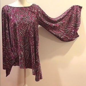 LAUNDRY BY SHELLI SEGAL ASYMMETRICAL TUNIC NWOT